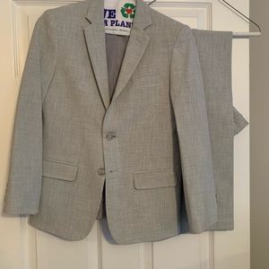 Boys size 12 Nautica gray suit